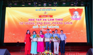 Đêm chung kết Cuộc thi 'Học tập và làm theo tư tưởng, đạo đức phong cách Hồ Chí Minh' của HaUI
